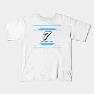 Corey LaJoie #7 2023 NASCAR Design Kids T-Shirt